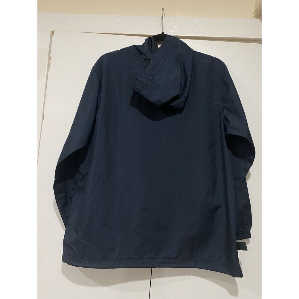 Charles River Apparel Youth XL 18/20 Windbreaker Jacket Blue Lightweight Hoodie - Picture 8 of 10